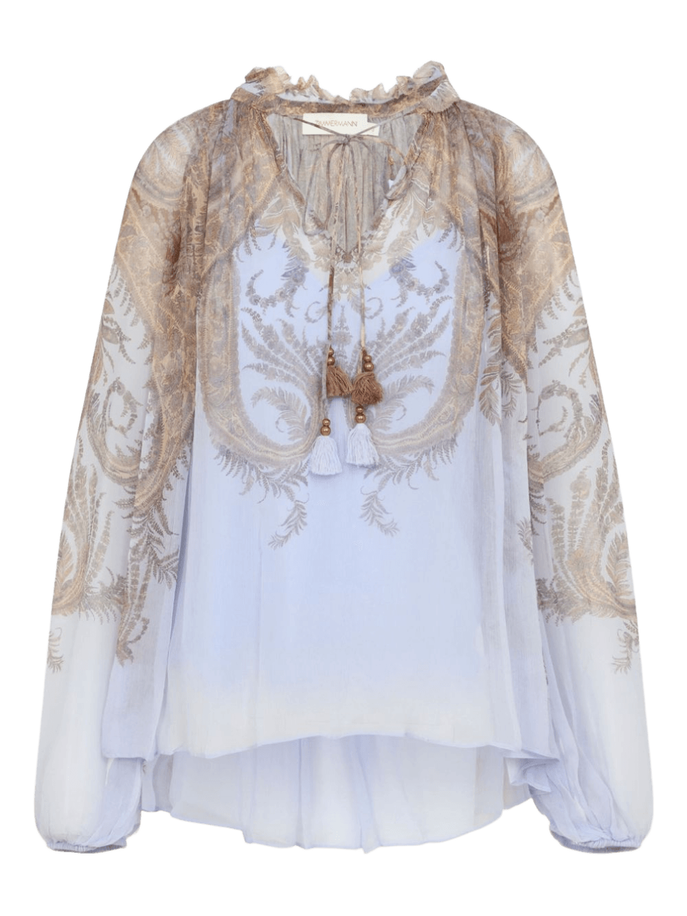 Zimmermann Shirt Lilac Glam Steals