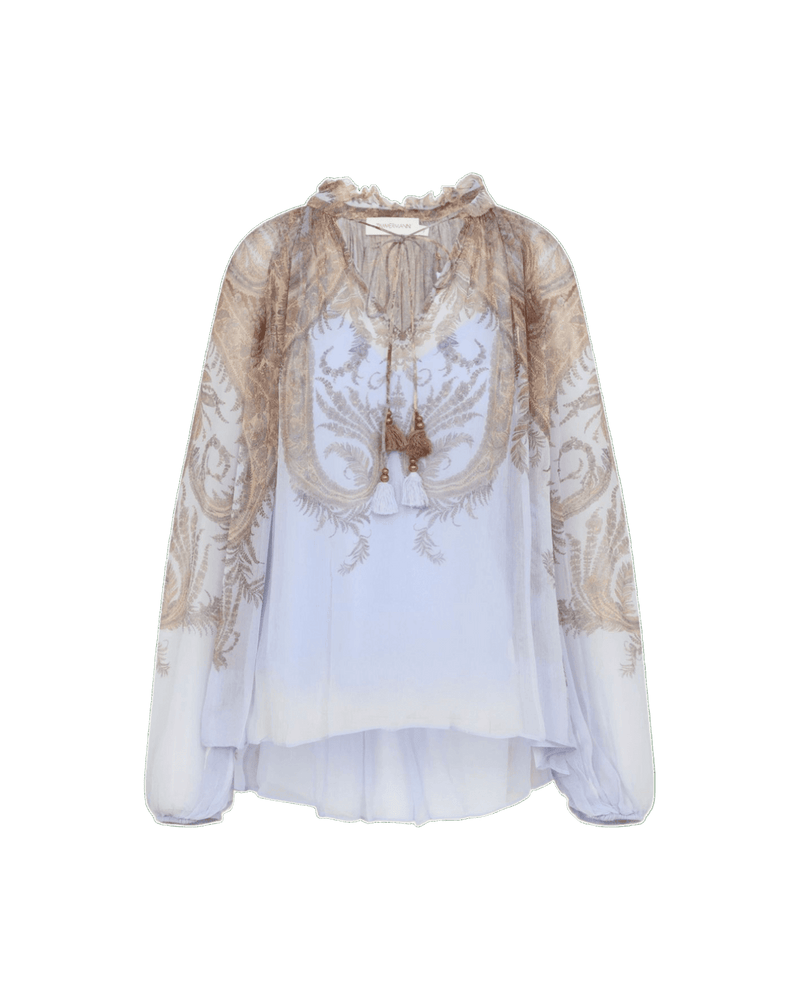 Zimmermann Shirt Lilac Glam Steals