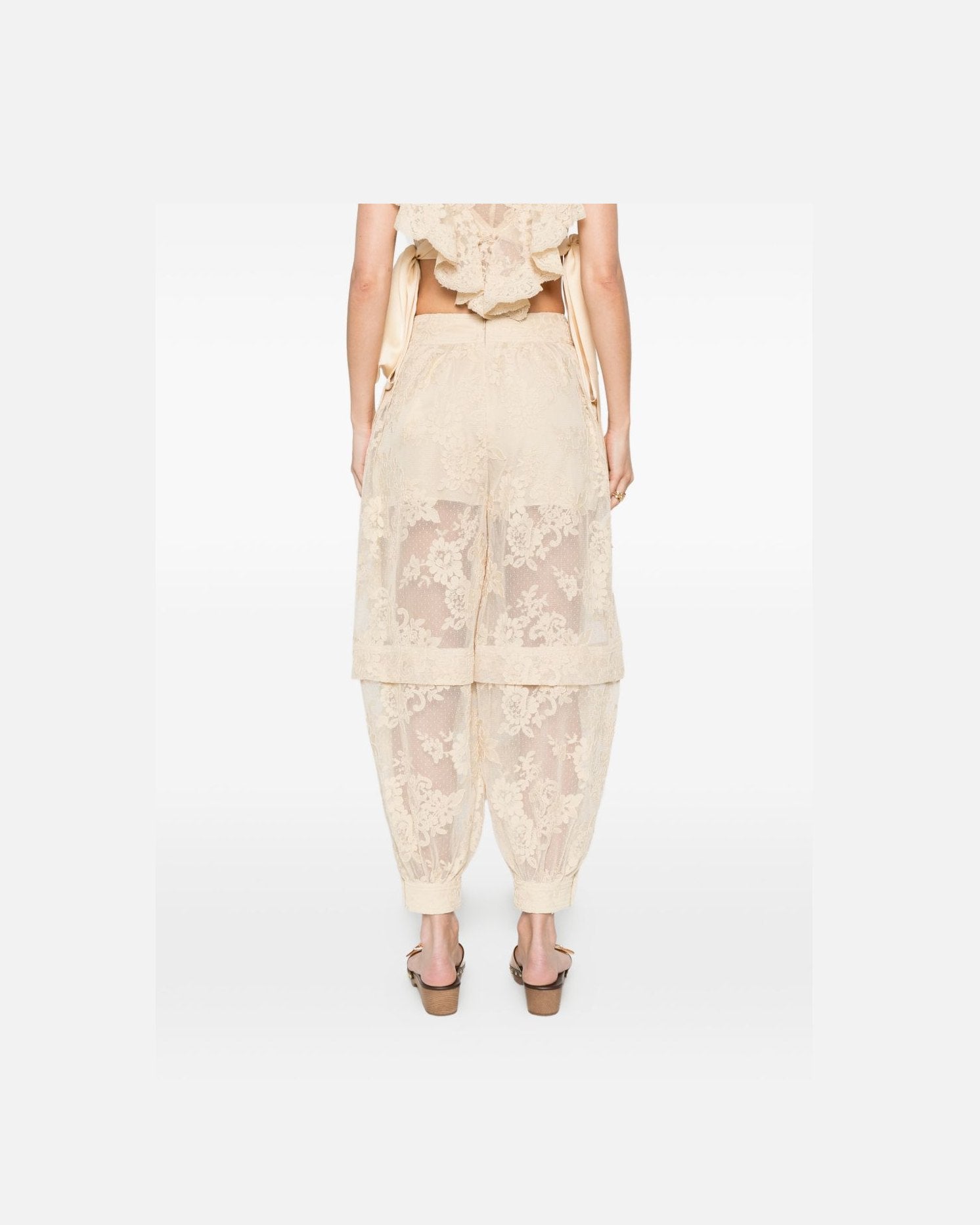 Zimmermann Trouser Ecru Trousers