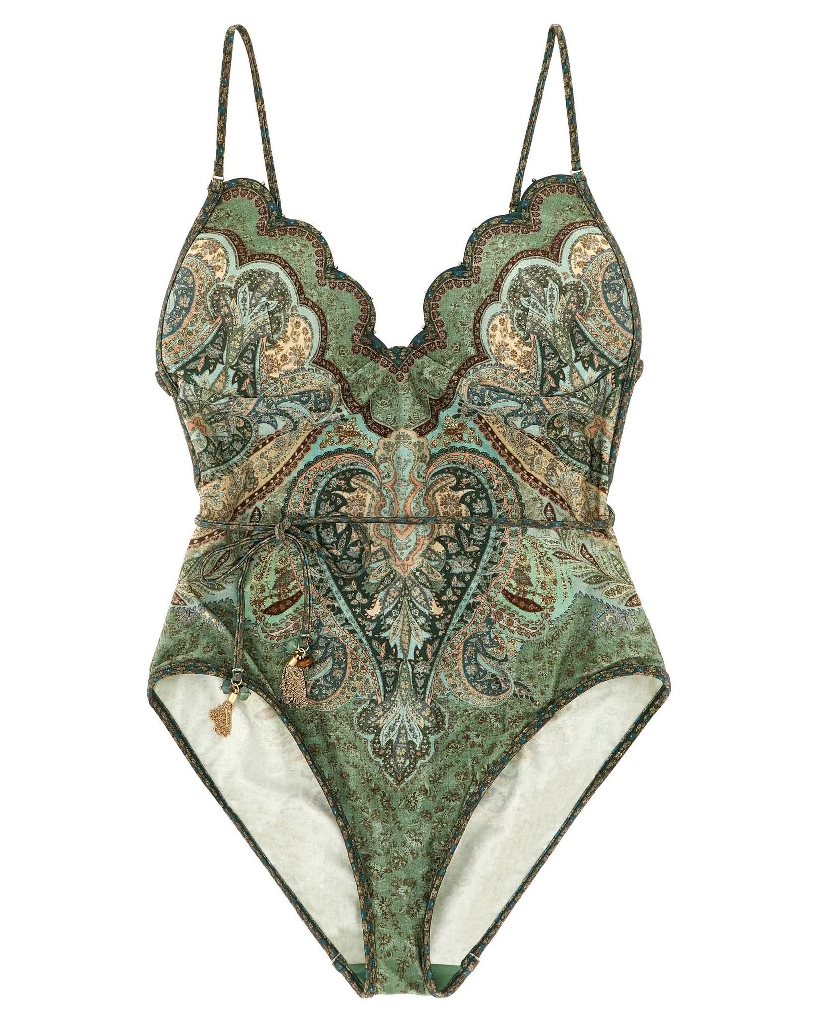 Zimmermann Wanderlust One Piece Swimsuit Glam Steals