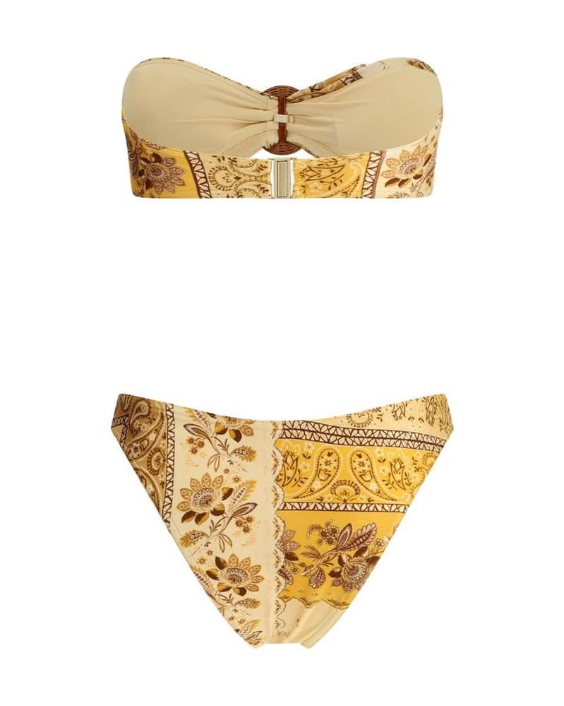 Zimmermann Yellow Lycra Bikini Classic Bikinis