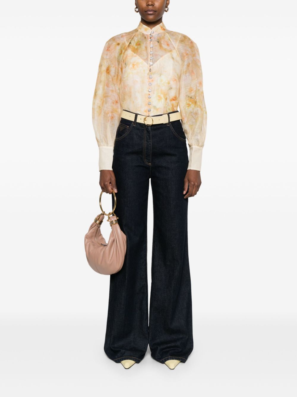 Zimmermann Yellow Shirt Glam Steals