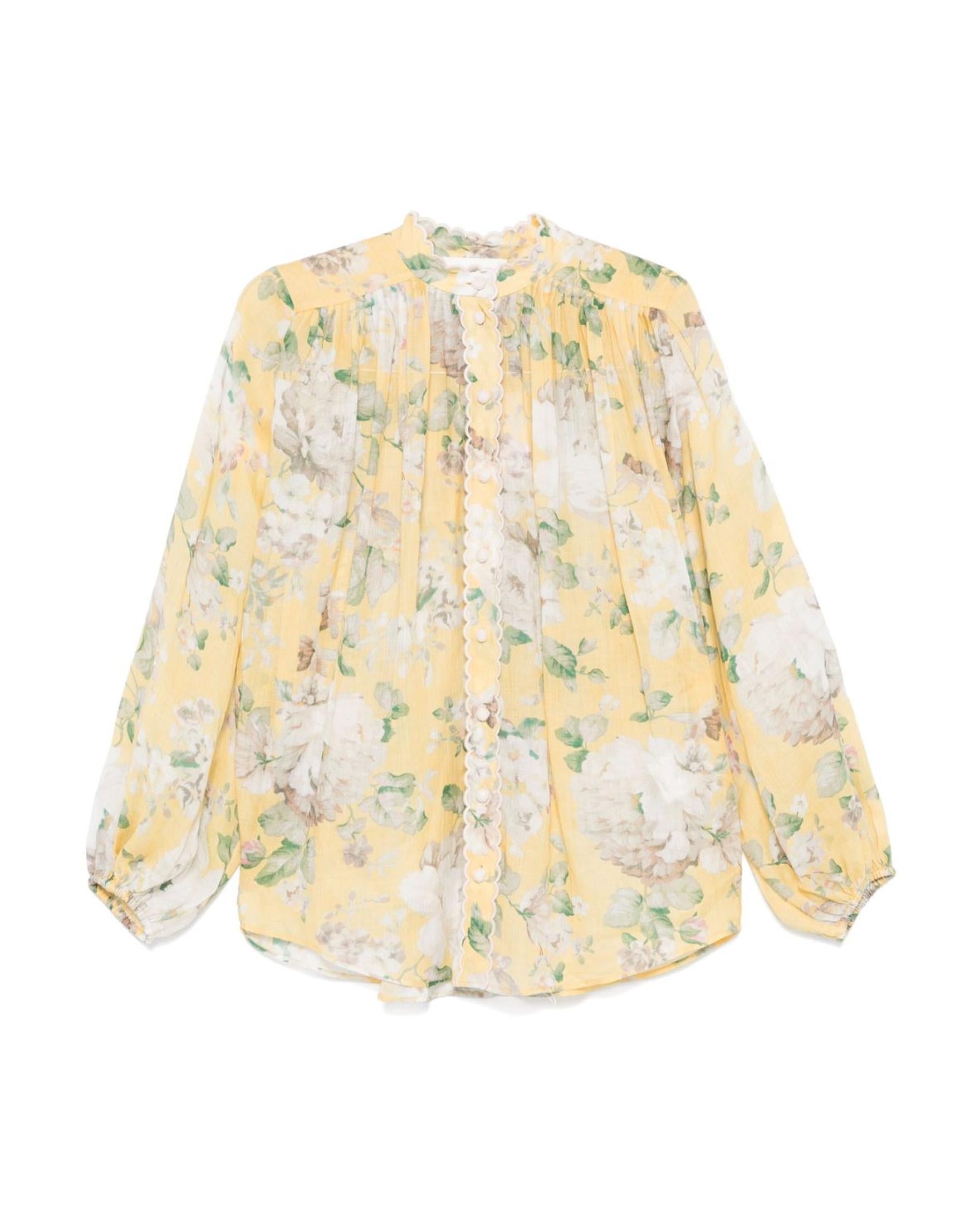 Zimmermann Yellow Shirt Glam Steals