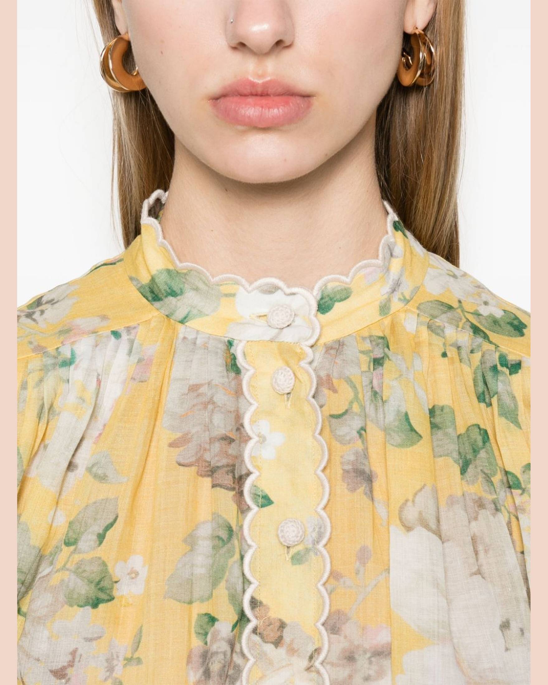 Zimmermann Yellow Shirt Glam Steals