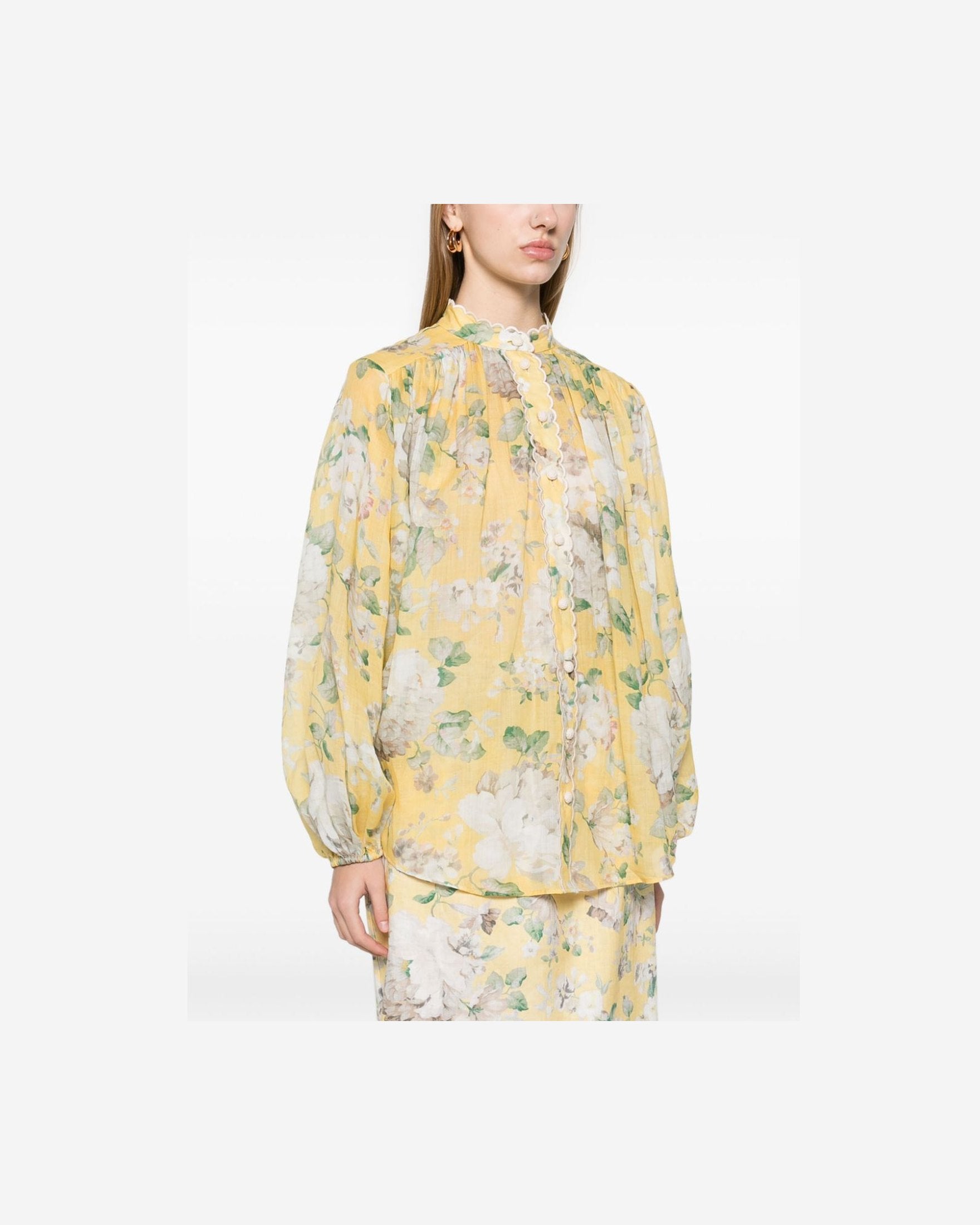 Zimmermann Yellow Shirt Glam Steals