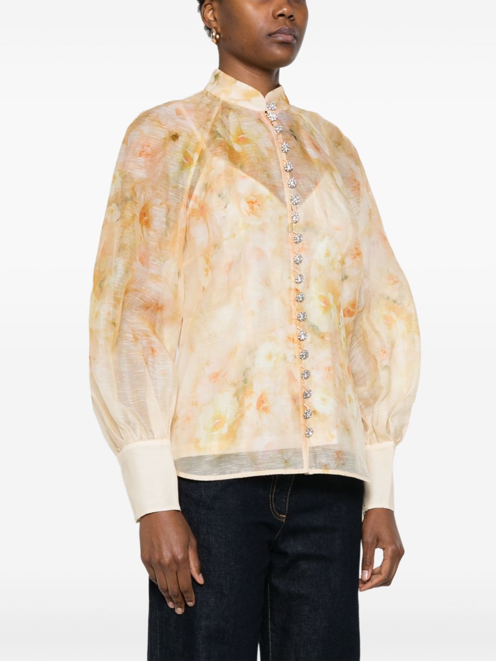 Zimmermann Yellow Shirt Glam Steals