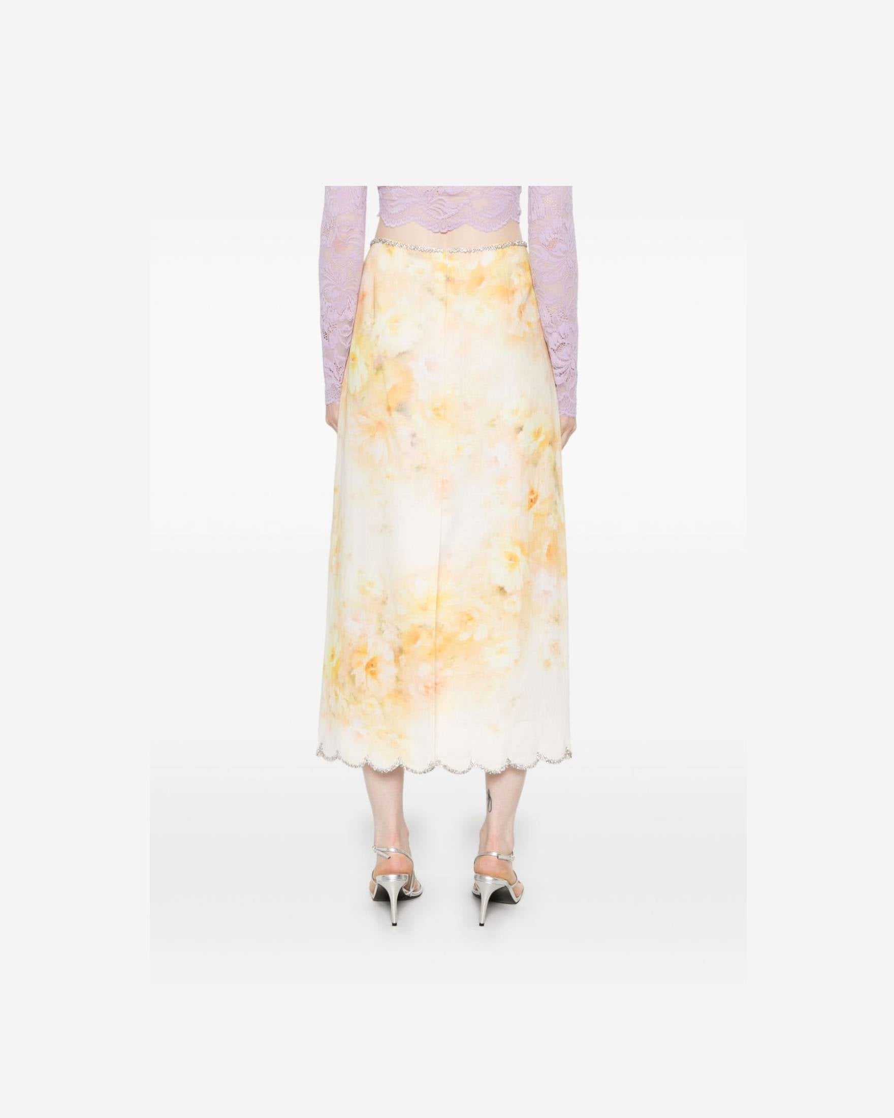 Zimmermann Yellow Skirt Glam Steals