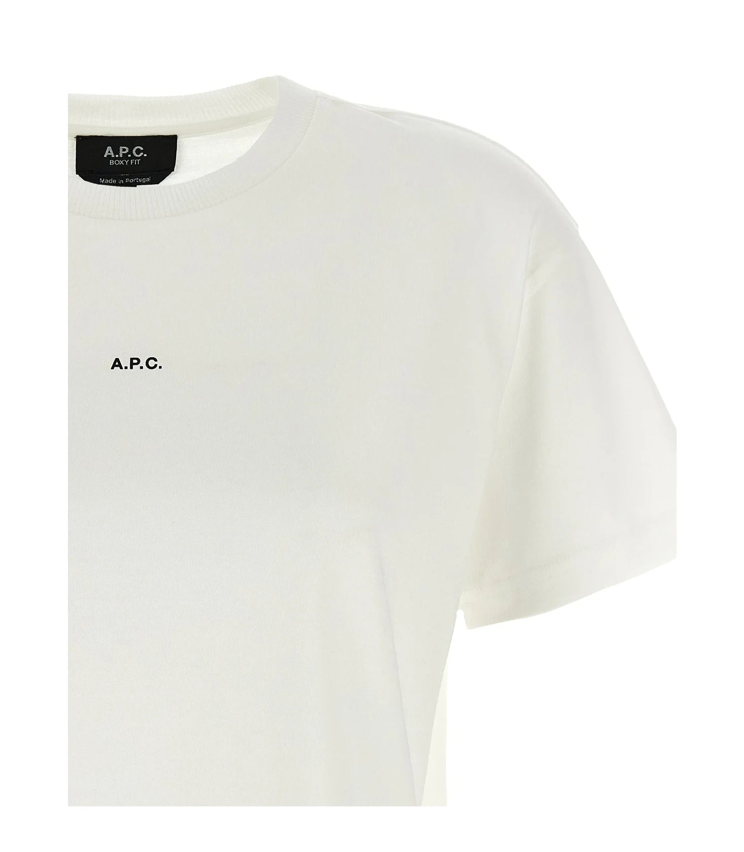 A.P.C. T-Shirt in white, Organic Cotton — view 3