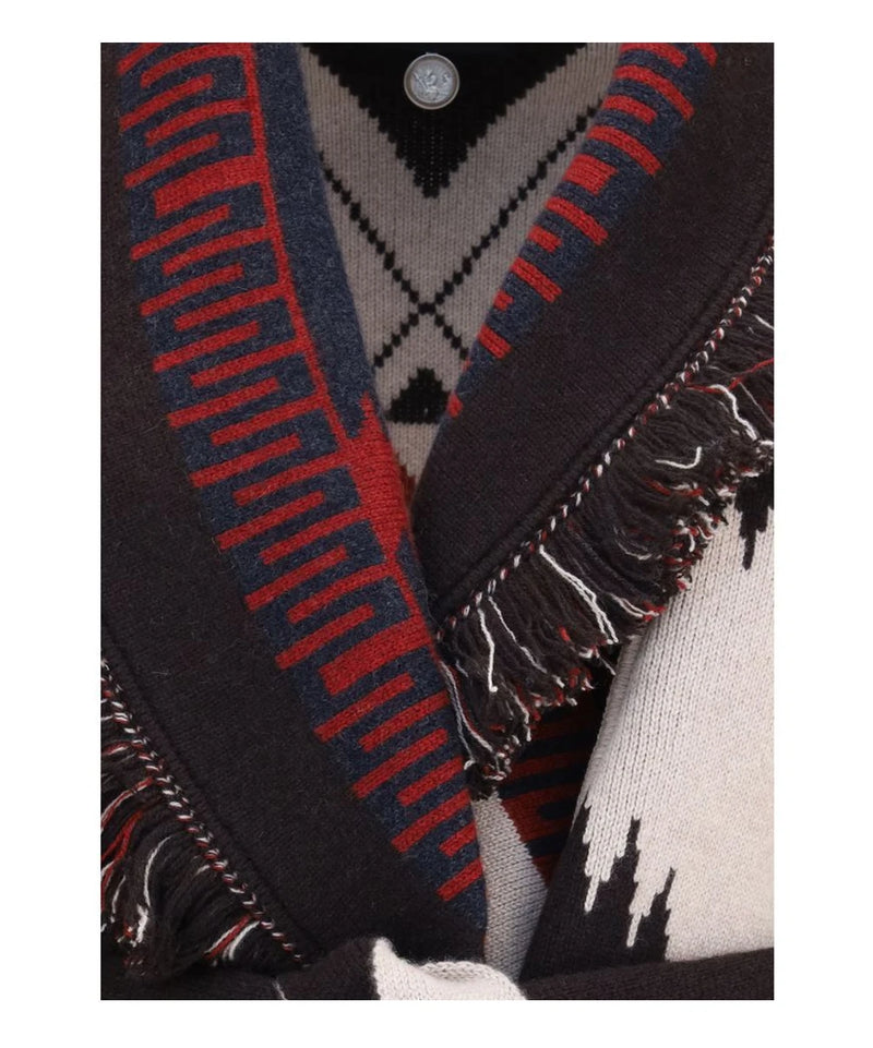 Alanui Cardigan in multicolor, Kashmir — view 3