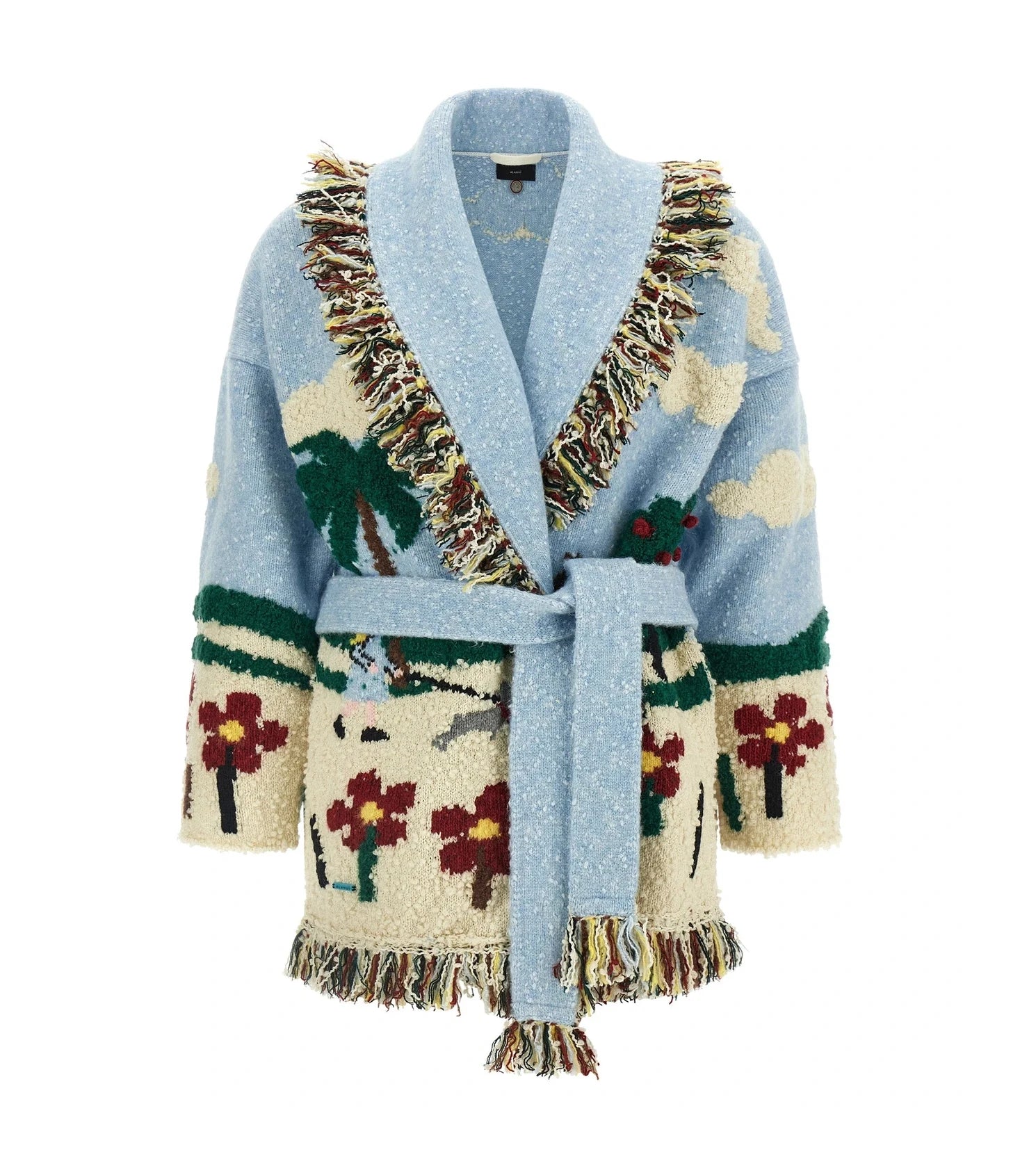 Alanui Cardigan in multicolor, Virgin Wool