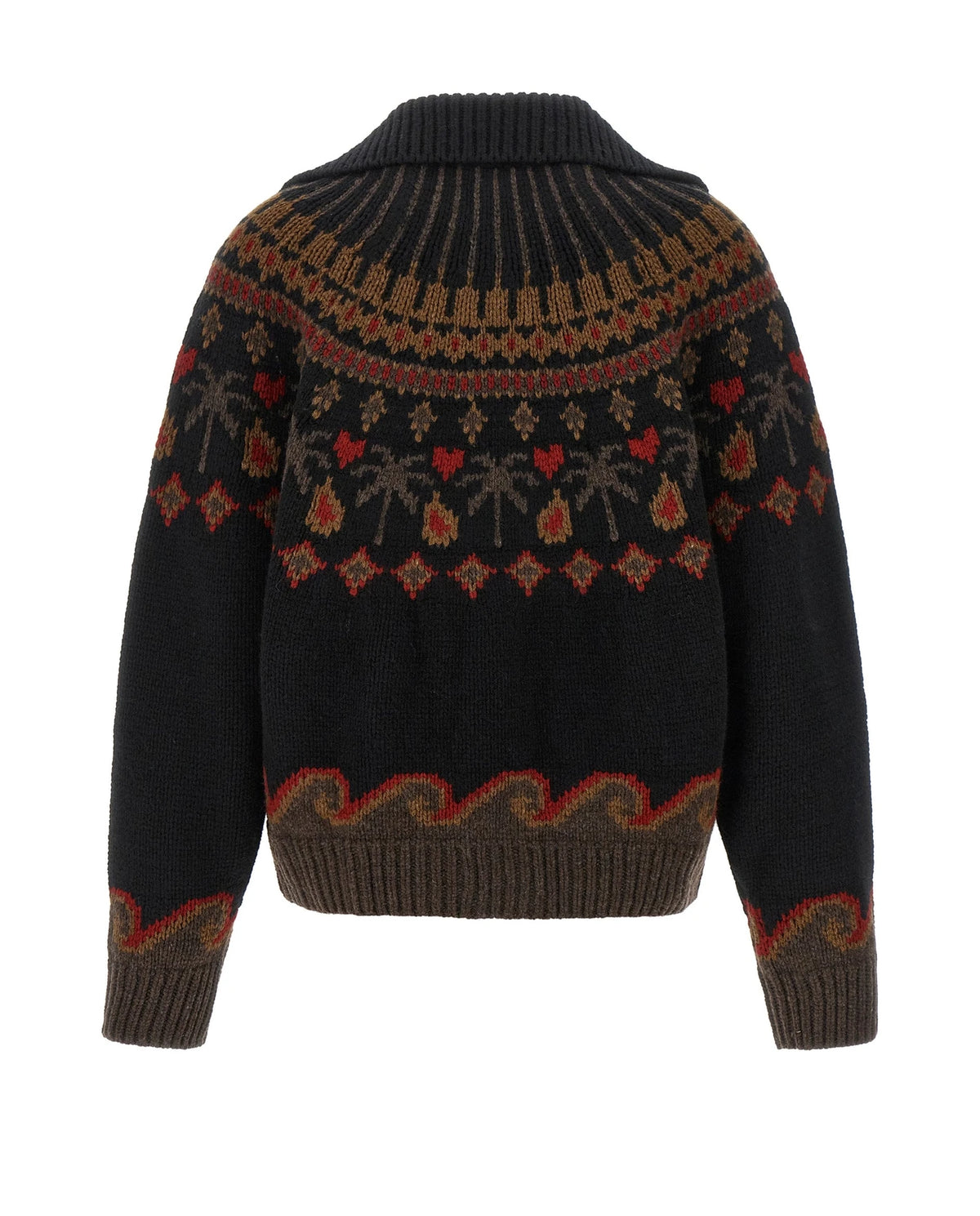 Alanui Cardigan in multicolor, Virgin Wool — view 2