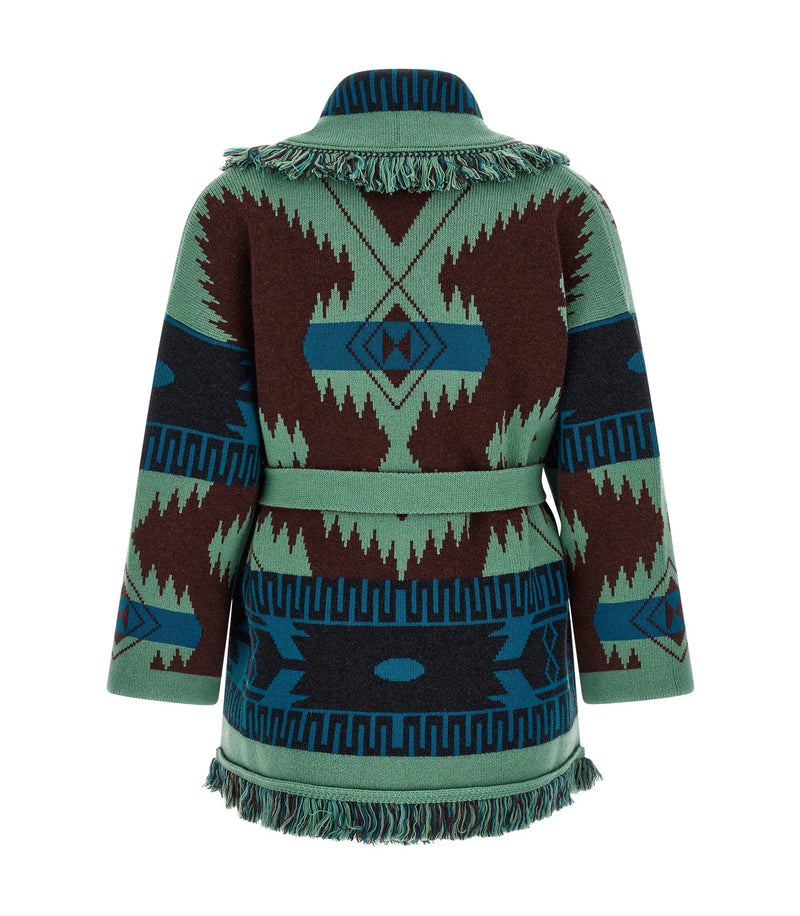 Alanui Kimono Jackets & Cardigan in multicolor, Cashmere — view 2