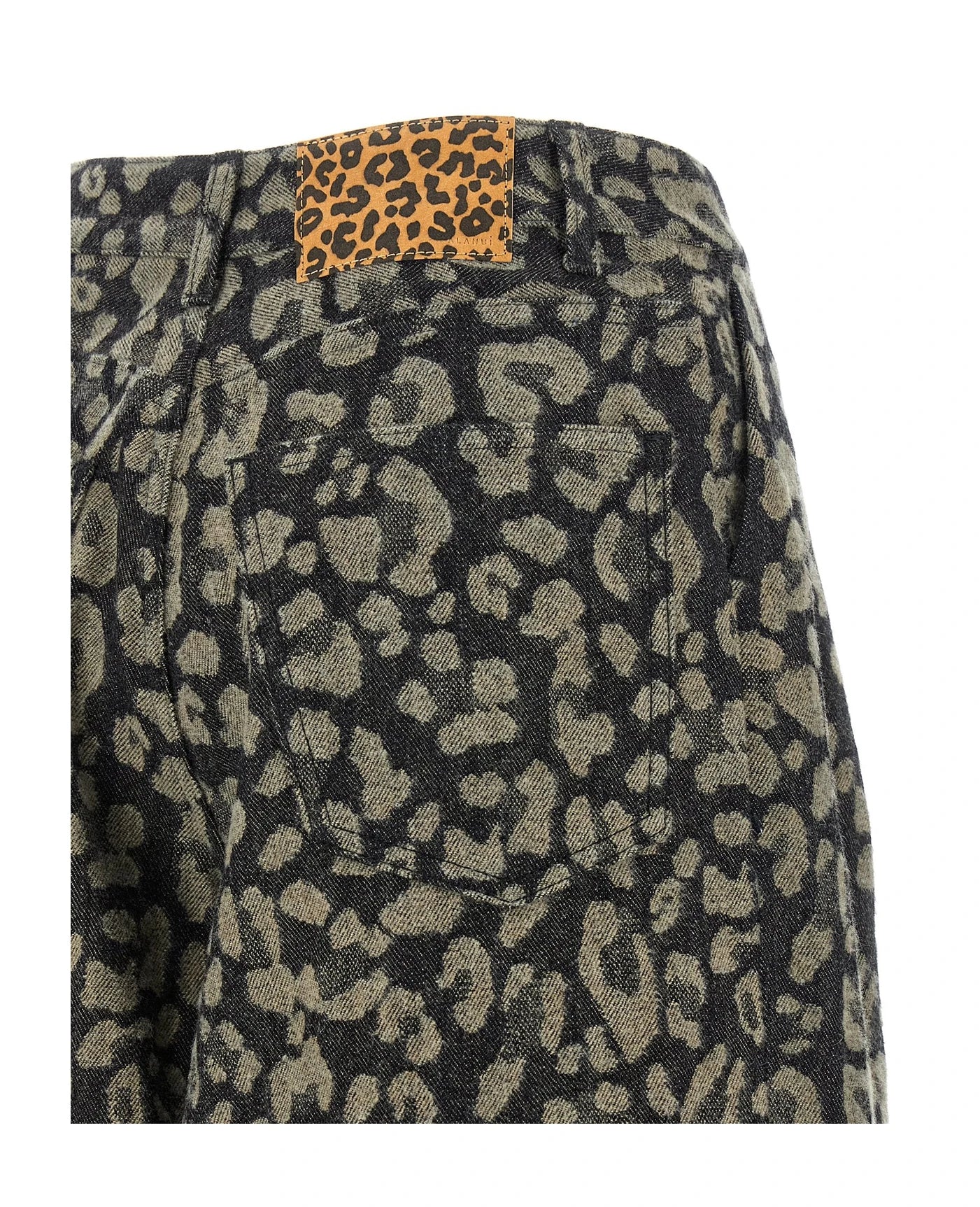 Alanui Palazzo Pant in multicolor, Cotton — view 4
