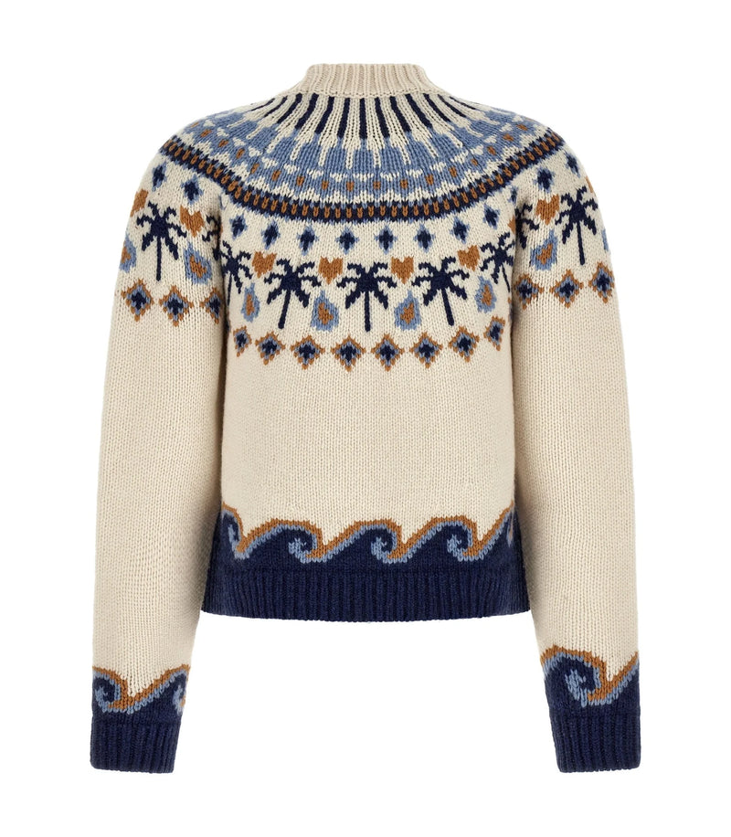 Alanui Sweater in multicolor, Virgin Wool — view 2