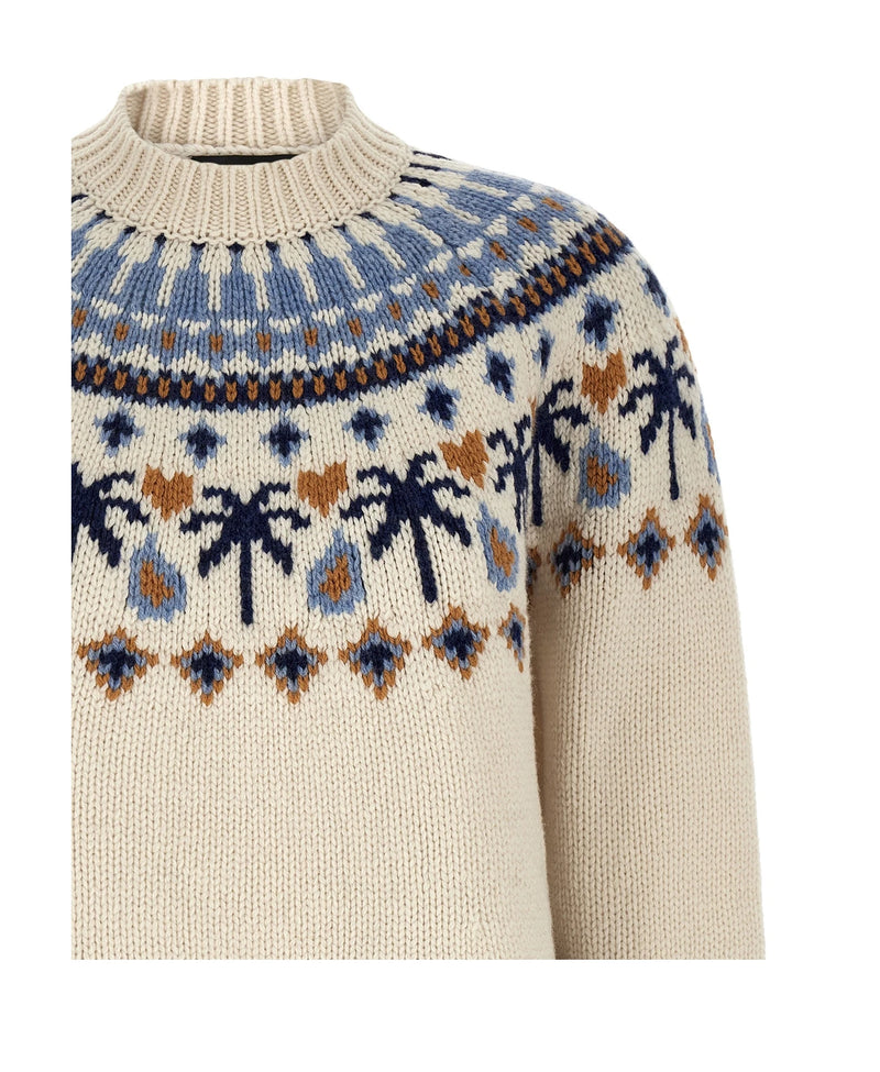 Alanui Sweater in multicolor, Virgin Wool — view 3