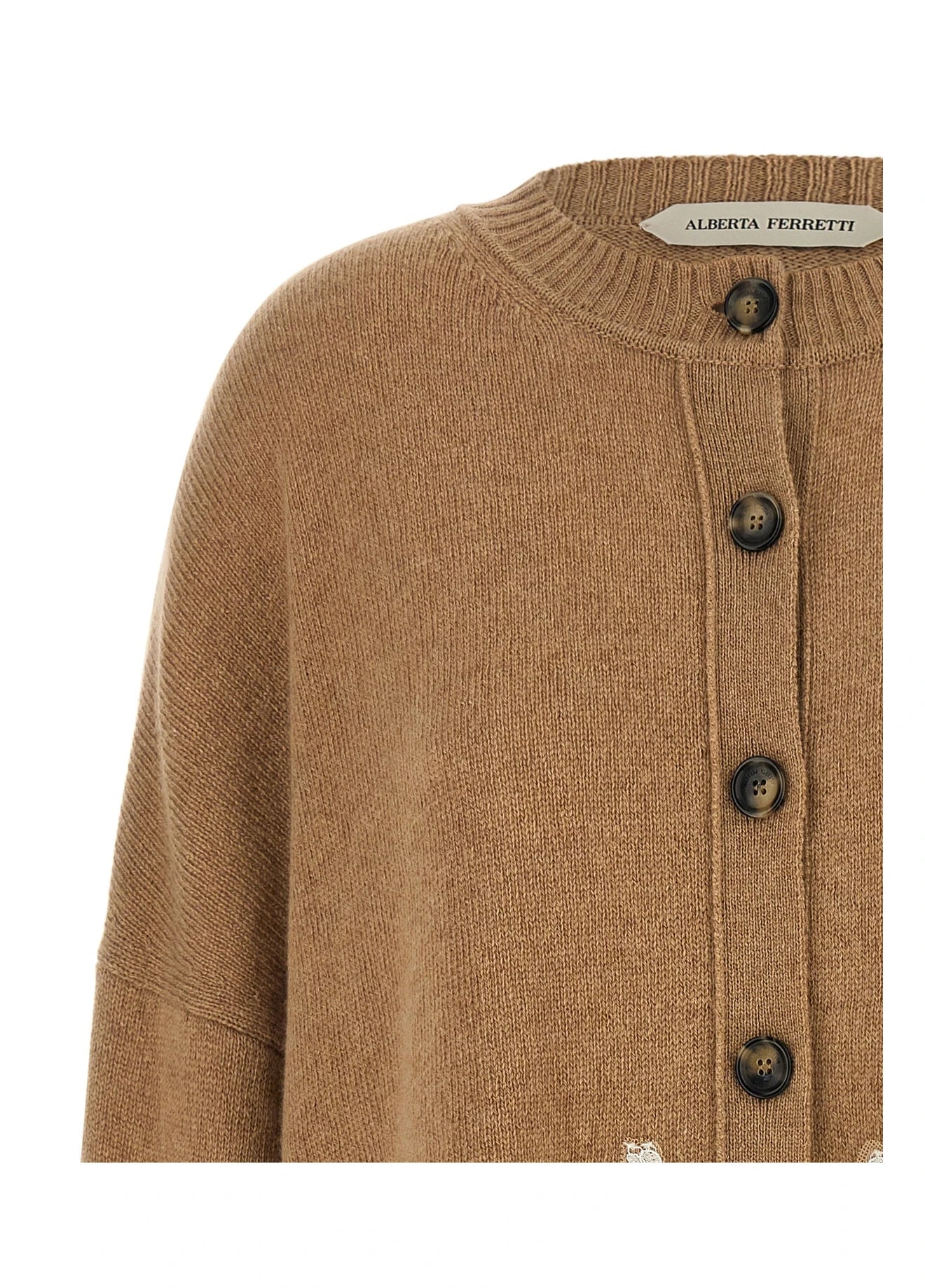 Alberta Ferretti Cardigan in brown — view 3