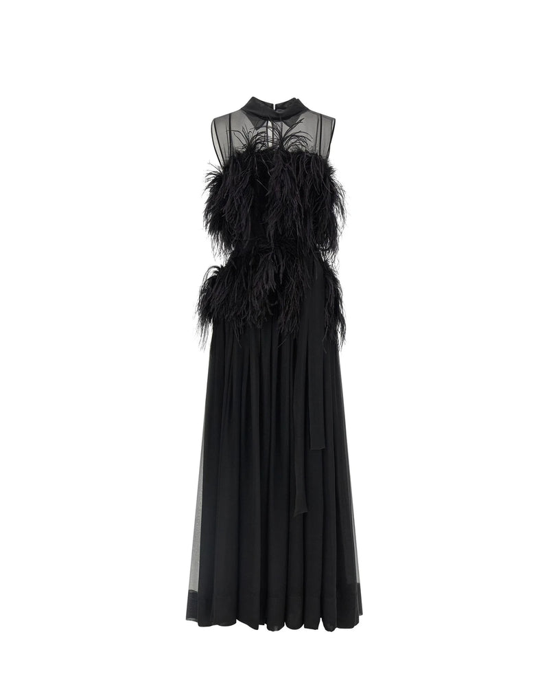 Alberta Ferretti Dresse in black, Silk