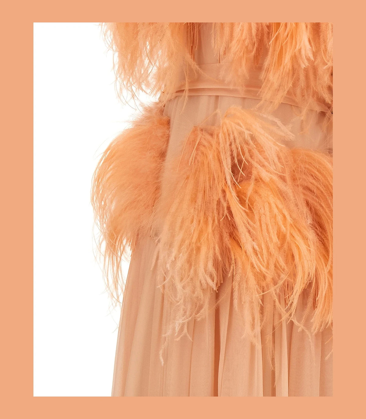 Alberta Ferretti Dresse in orange, Silk — view 4