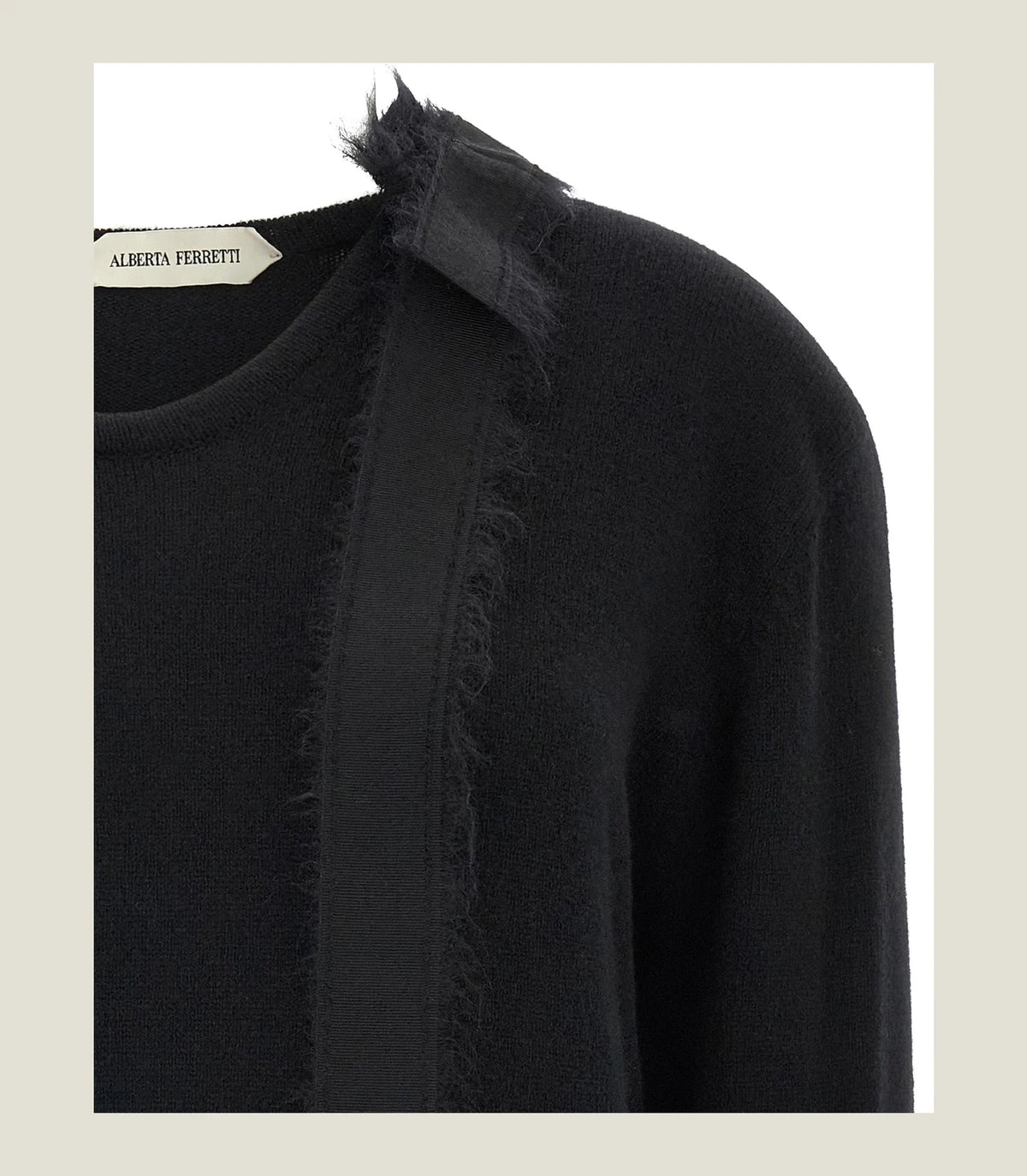 Alberta Ferretti Sweater in black, Cashmere — view 3