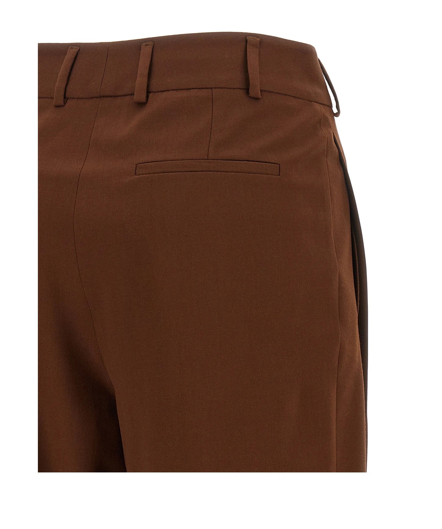 Alberto Biani Trouser in brown, Wool — view 4