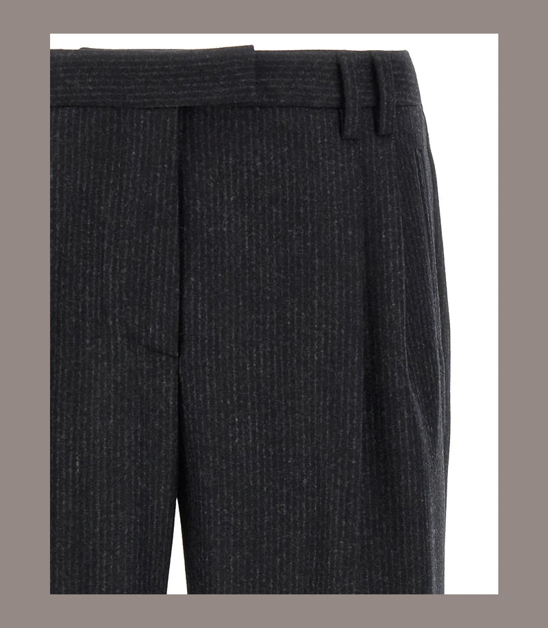 Alberto Biani Trouser in gray, Wool — view 3