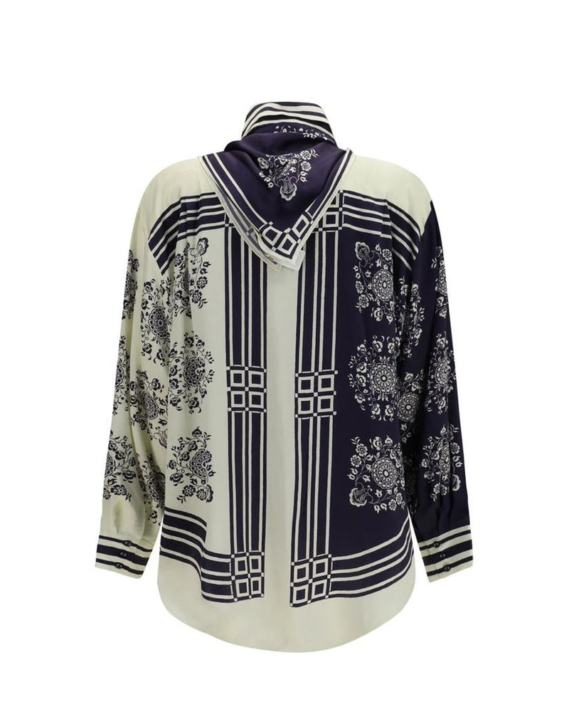 Alemais Dress Shirt in multicolor, Silk — view 2