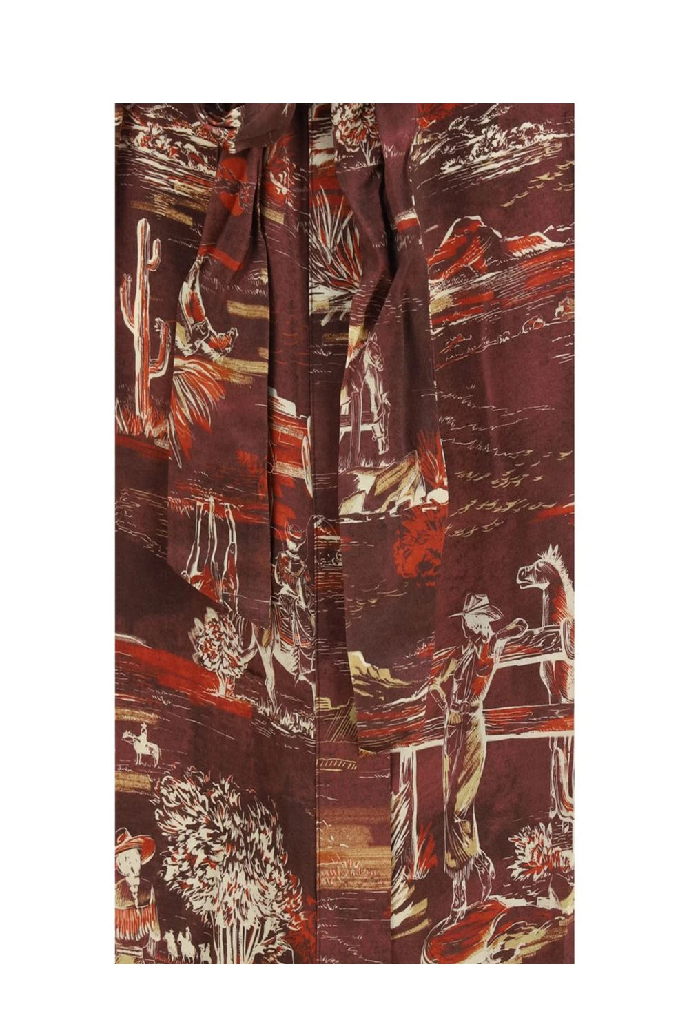 Alemais Dresse in brown, Silk — view 3