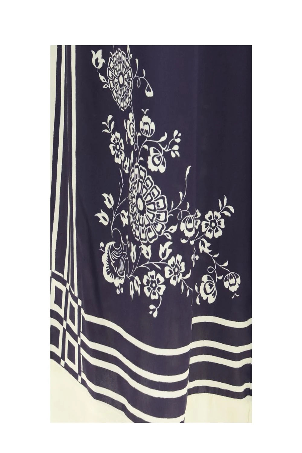 Alemais Palazzo Pant in blue, Silk — view 3