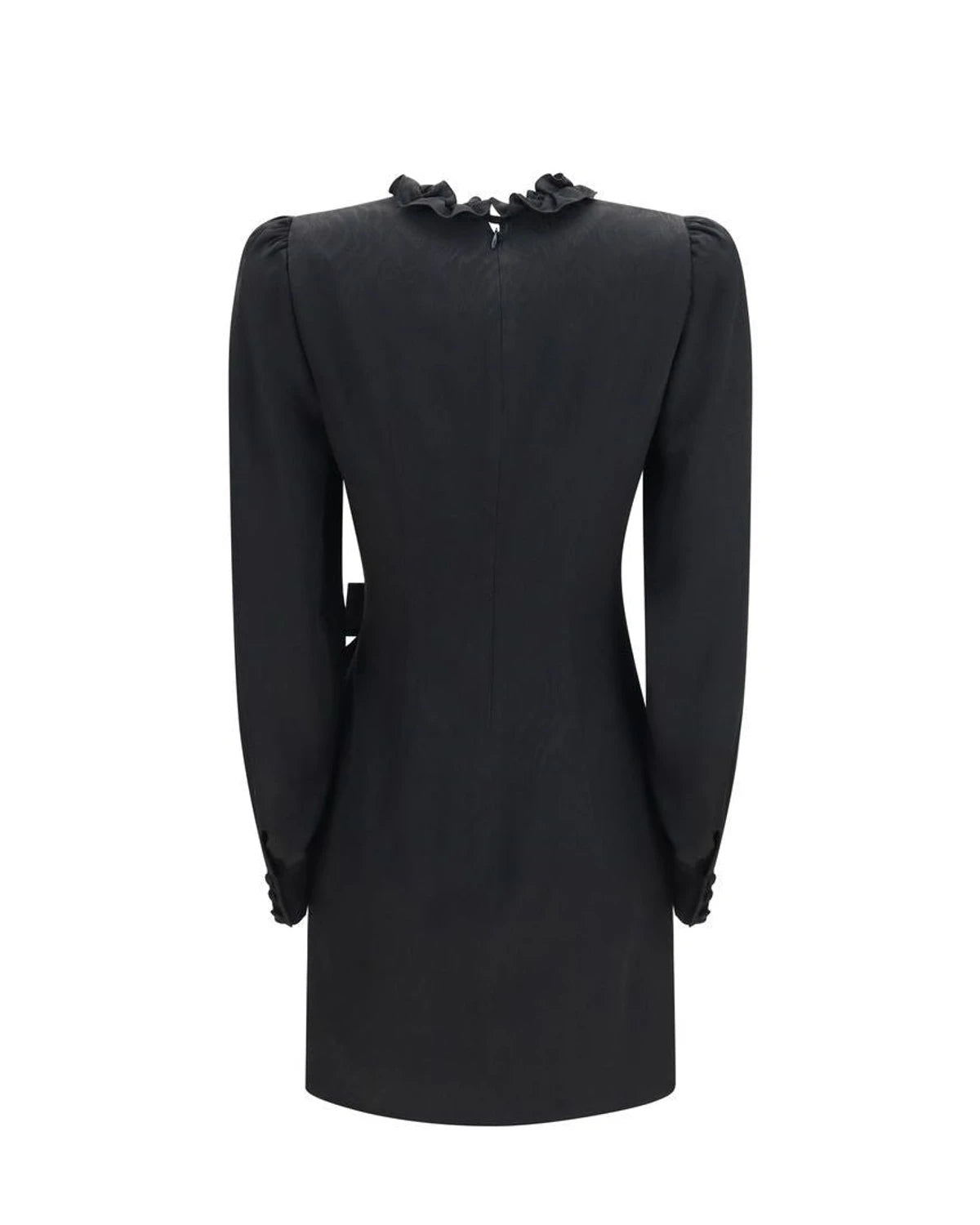Alessandra Rich Dresse in black, Silk — view 2