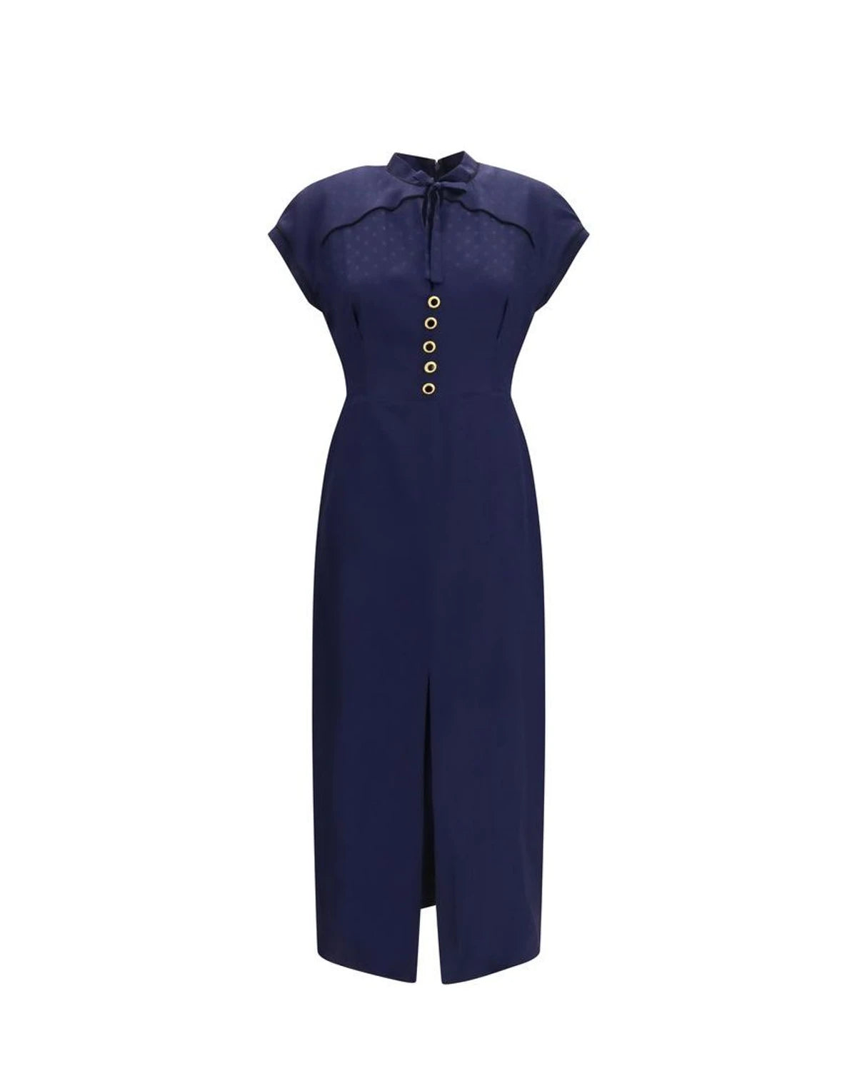 Alessandra Rich Dresse in navy, Silk