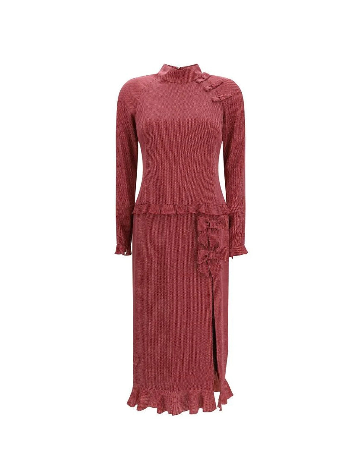 Alessandra Rich Dresse in red, Silk