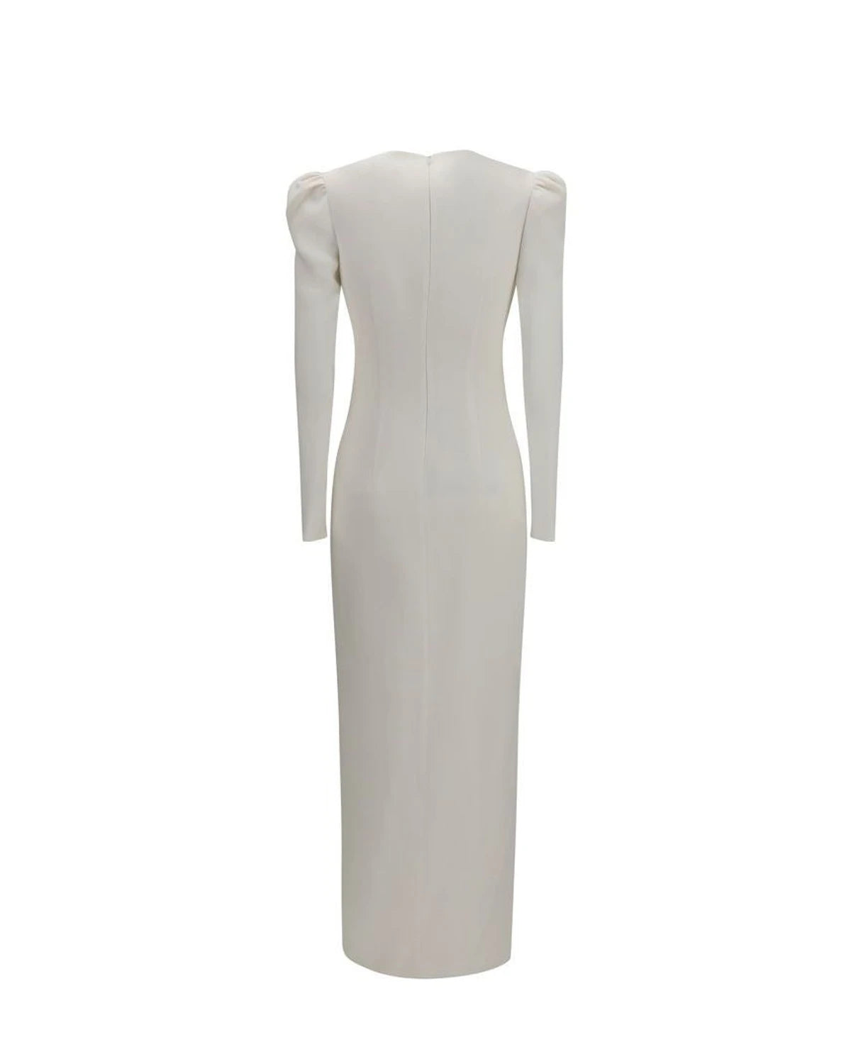 Alessandra Rich Dresse in white, Viscose — view 2