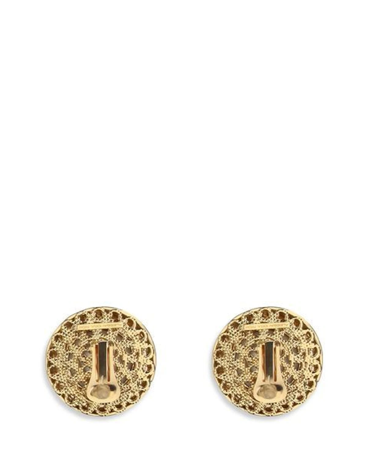 Alessandra Rich Earring in gold, Glass — view 2