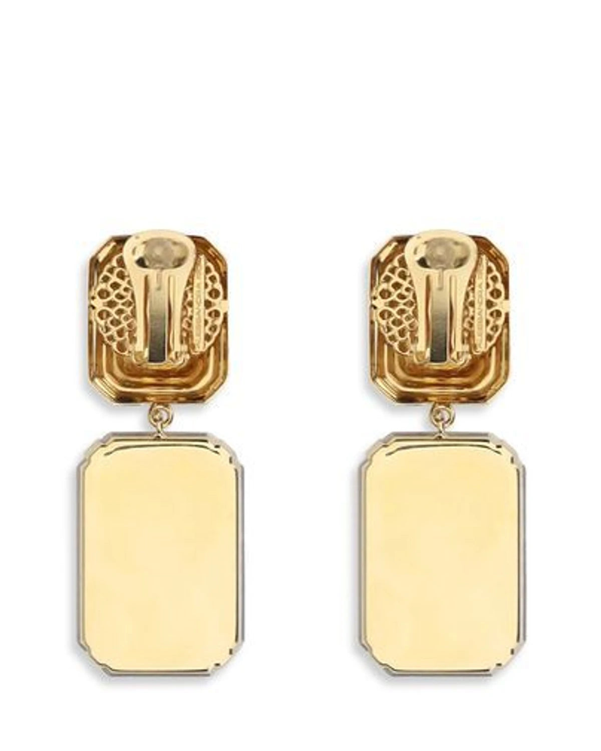 Alessandra Rich Earring in gold, Glass — view 2