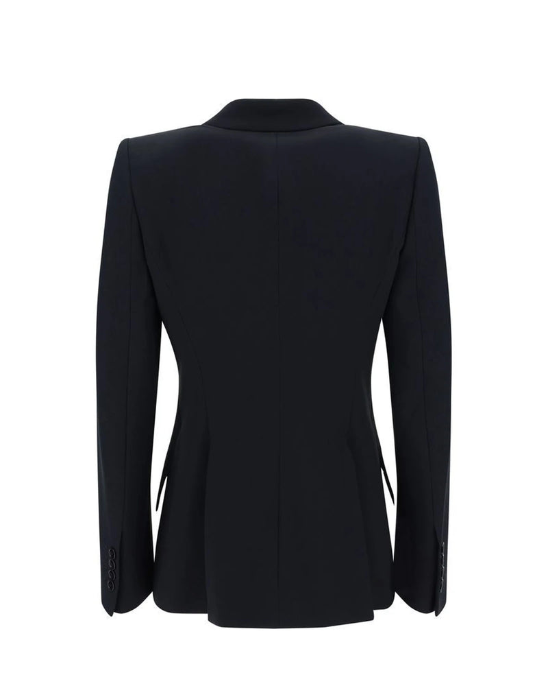 Alexander McQueen Blazer in black, Acetate — view 2