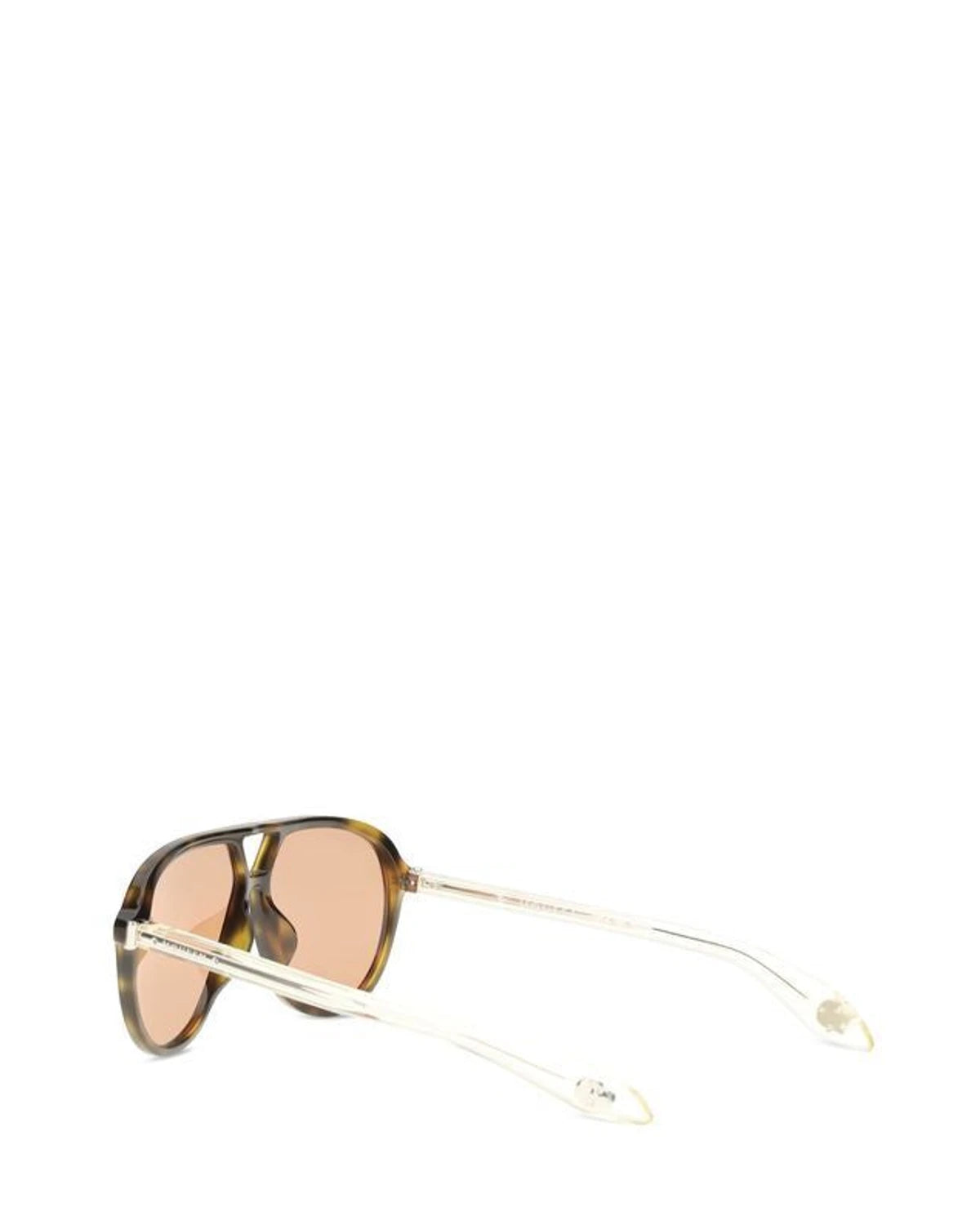 Alexander McQueen Sunglasse in brown, Acetate — view 3