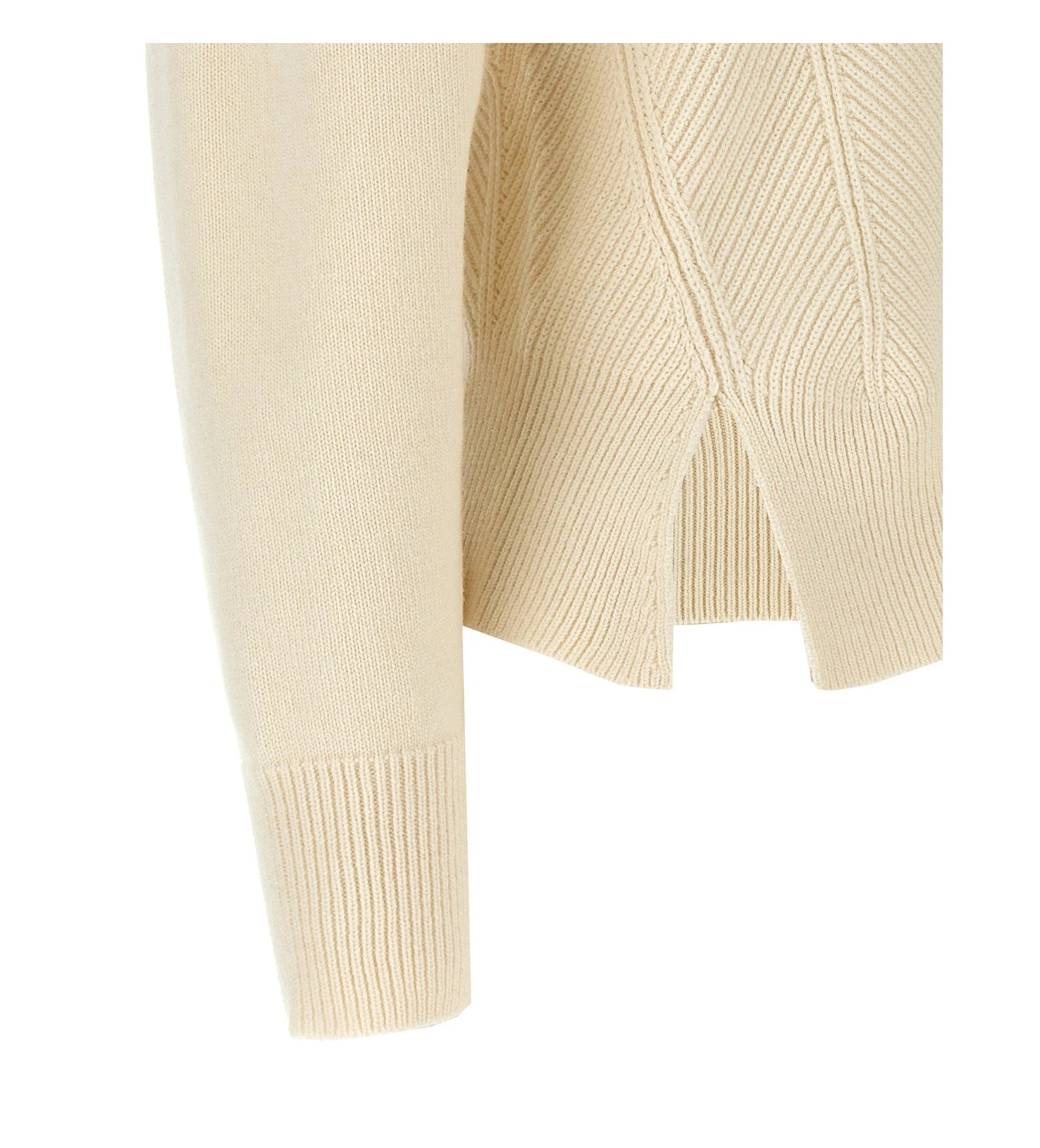 Alexander McQueen Sweater in white, Wool — view 4