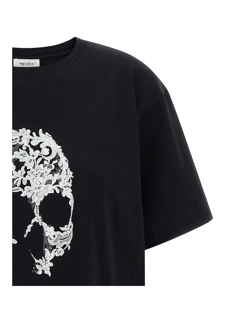 Alexander McQueen T-Shirt in black, Cotton — view 3