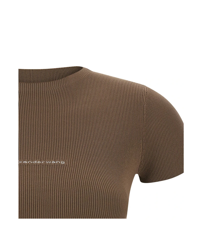 Alexander Wang T-Shirt in brown — view 3