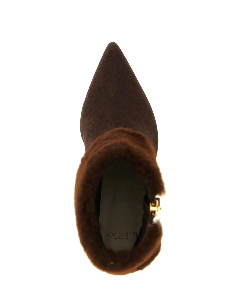 Alexandre Birman Ankle Boots in brown, Calfskin Leather — view 4