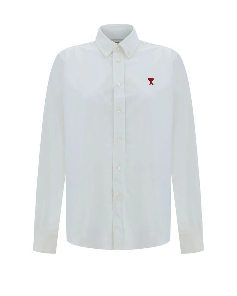 Ami Paris Dress Shirt in white, Cotton