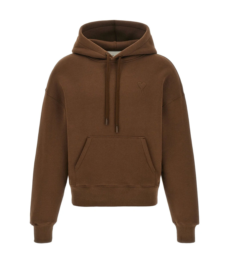 Ami Paris Hoodie in brown, Cotton