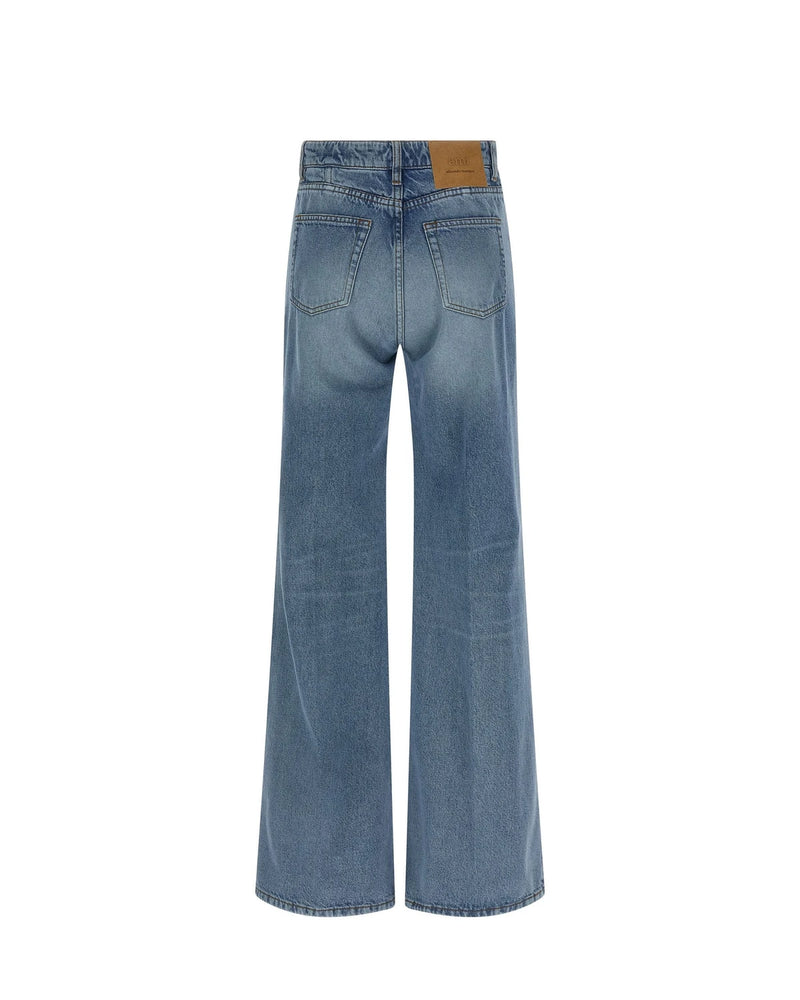 Ami Paris Jean in blue, Cotton — view 2