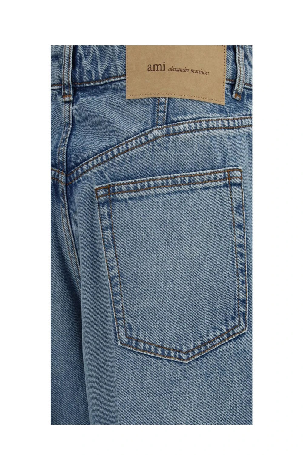 Ami Paris Jean in blue, Cotton — view 3