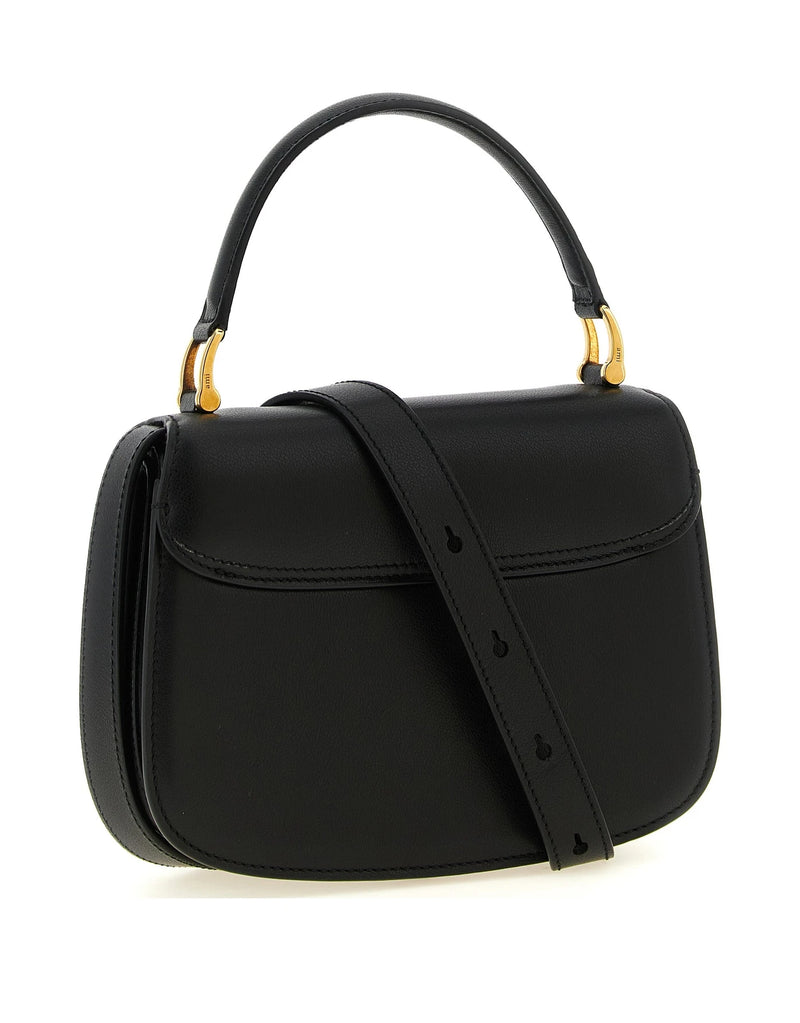 Ami Paris Shoulder Bag in black, Cow Leather — view 2
