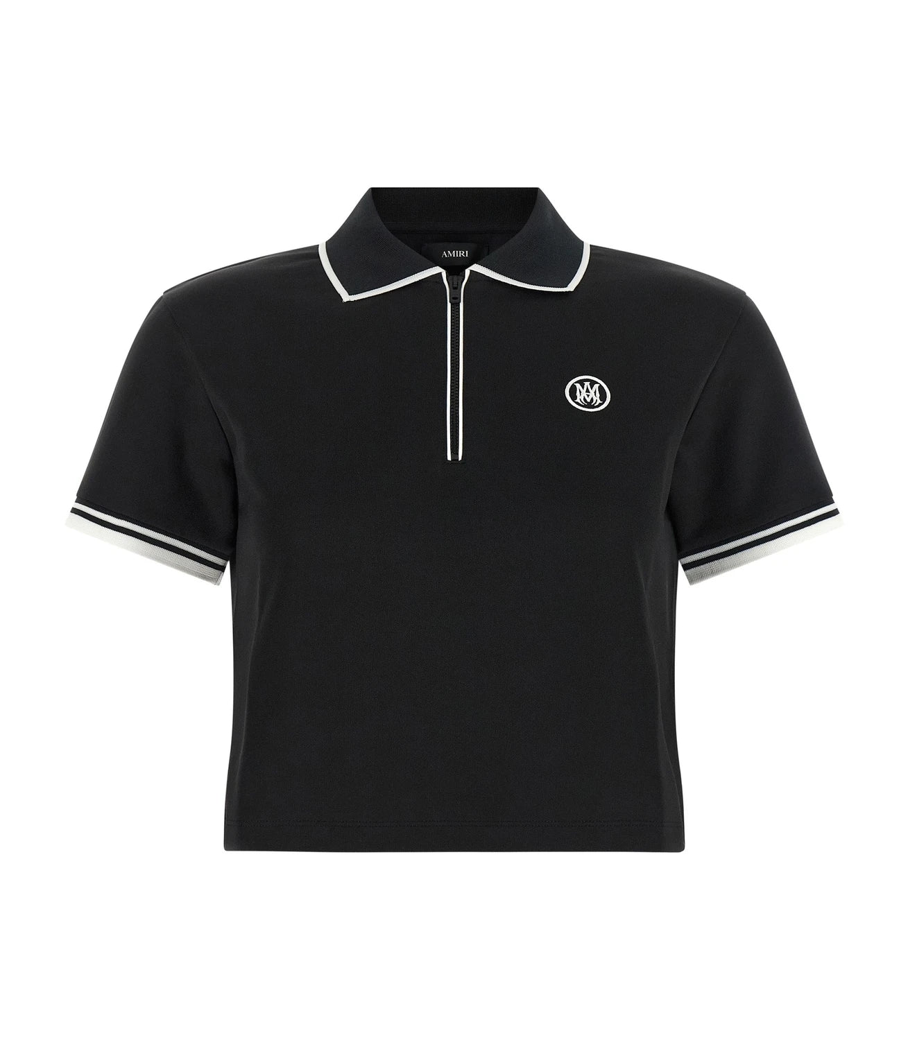Amiri Polo in black, Polyester