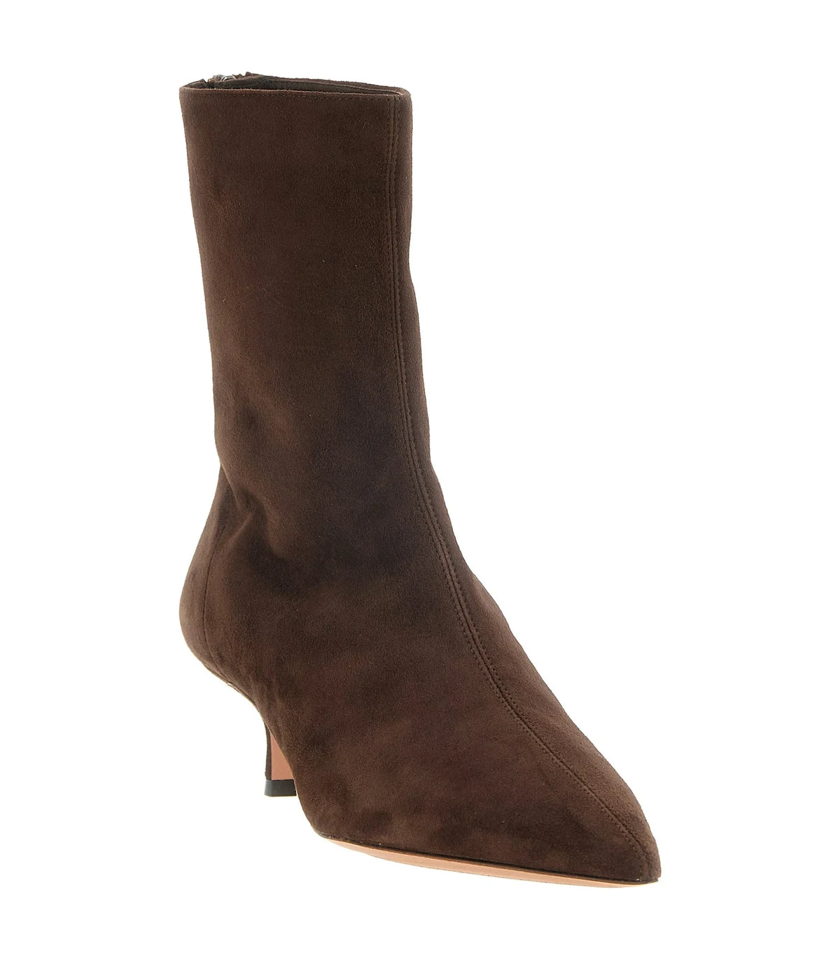 Aquazzura Ankle Boots in brown, Kid Leather — view 2