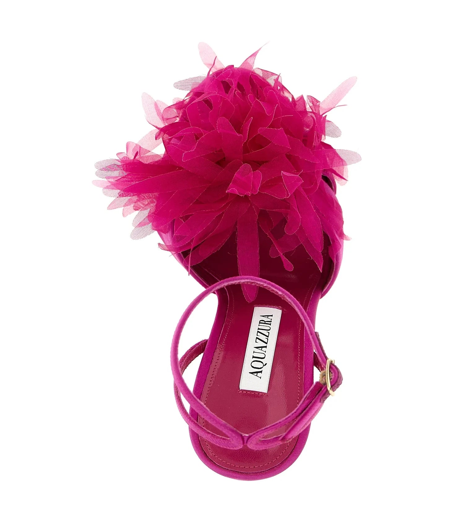 Aquazzura Textile Pink Stiletto Sandals 