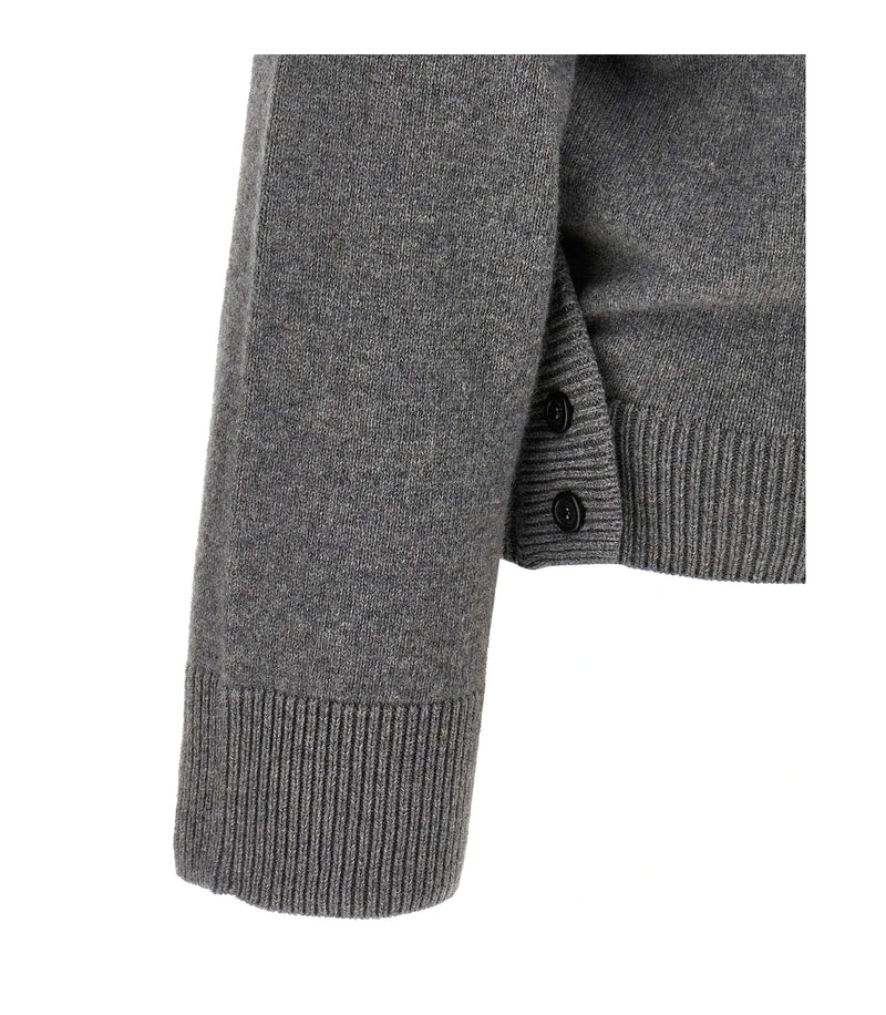 Armarium Cardigan in gray, Wool — view 4