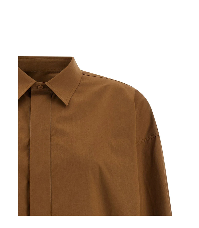 Armarium Dress Shirt in brown, Cotton — view 3
